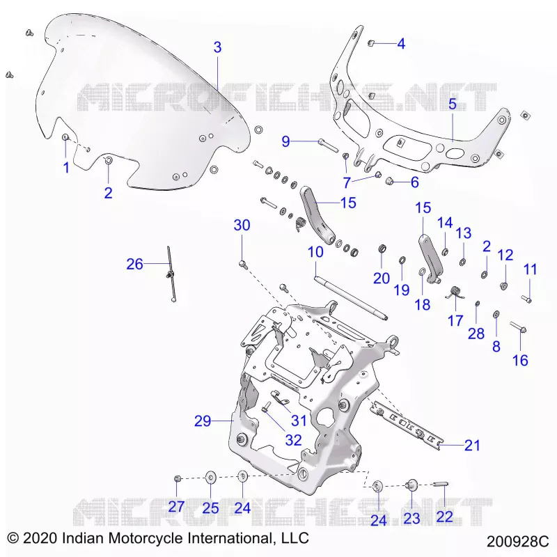 MERCADO ASM, WINDSHIELD MOUNT