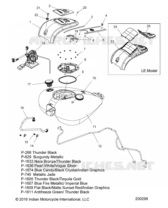 SISTEMA DE COMBUSTIBLE, FUEL TANK ASM.