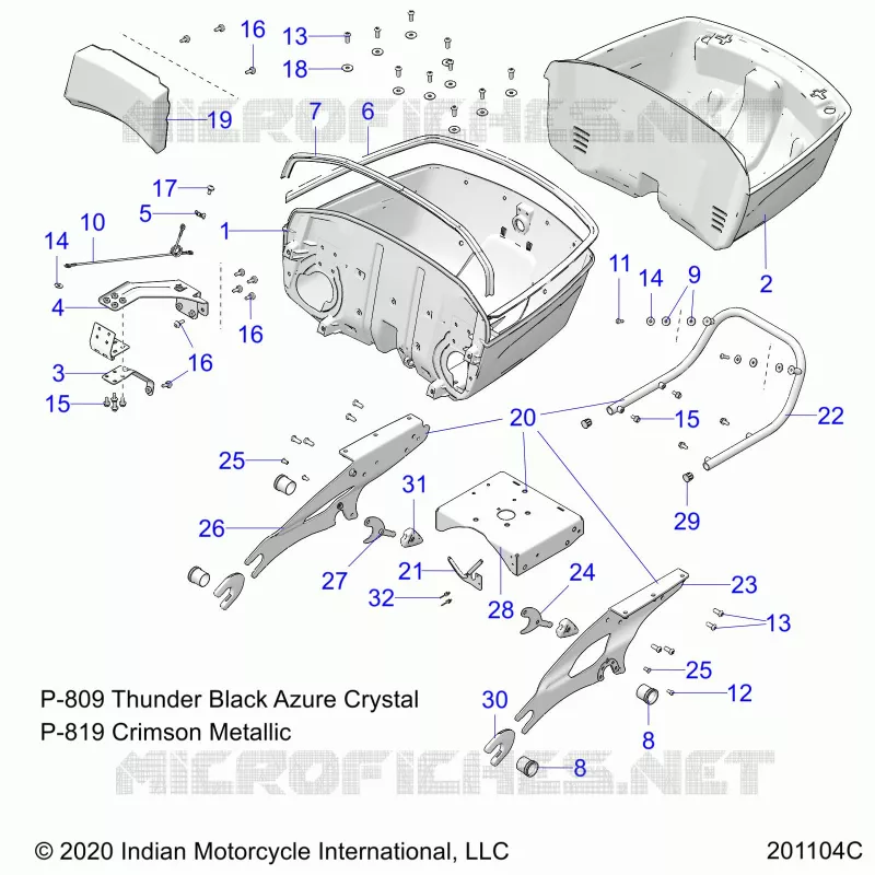 EL MALETERO BASE MOUNTING ASM.