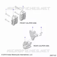 BRAKES, PINZA FRENO DELANTERA AND REAR