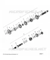 TREN, INPUT/OUTPUT SHAFT ASM.