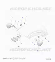 ELECTRICA, REAR TURN SIGNALS AND REFLECTOR