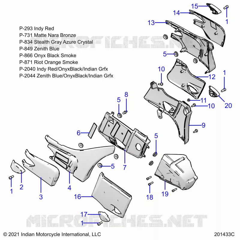 BODY, SIDE/REAR COVERS