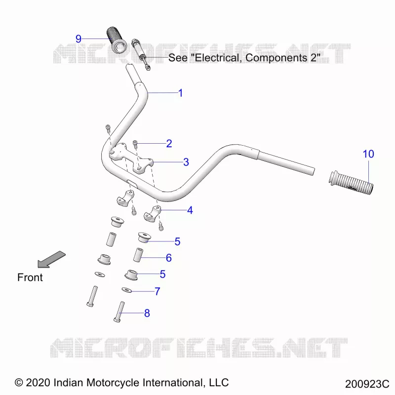 STEERING, SOPORTE DE MANILLAR AND GRIPS