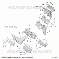BODY, SIDE/REAR COVERS
