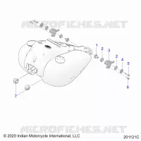 SISTEMA DE COMBUSTIBLE, FUEL TANK MOUNTING