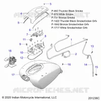 SISTEMA DE COMBUSTIBLE, FUEL TANK ASM.