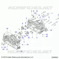 MOTOR, CASE ASM.