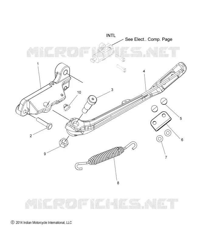 CHASSIS, SIDE STAND