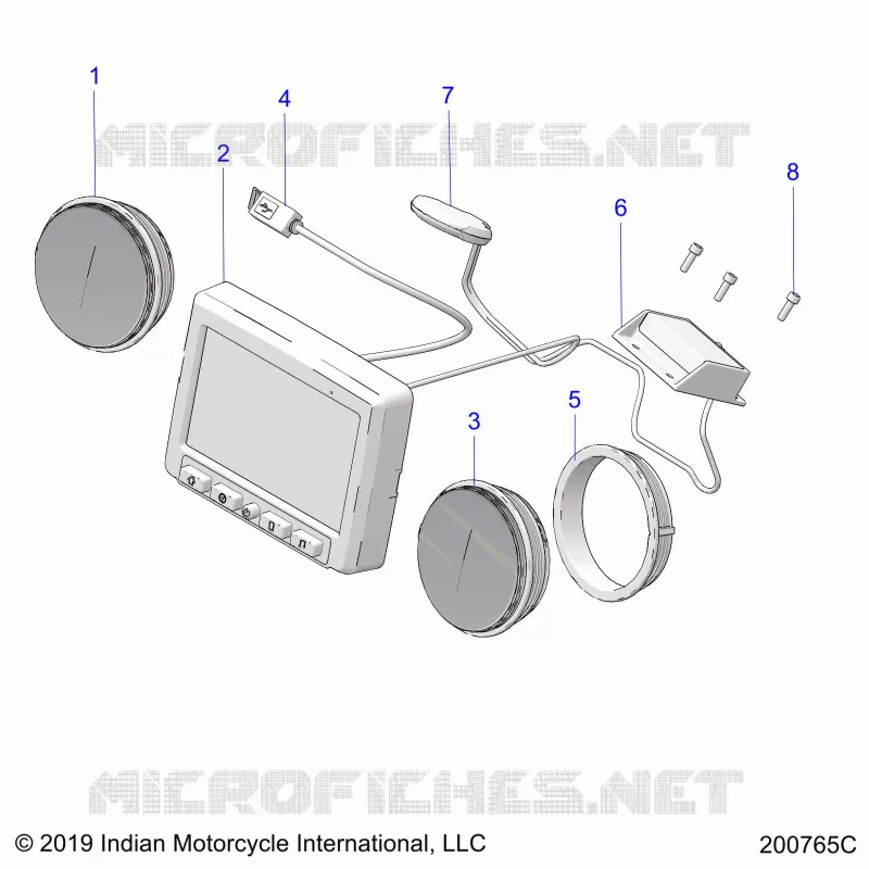 ELECTRICA, INSTRUMENT CLUSTER