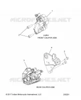 BRAKES, PINZA FRENO DELANTERA AND REAR