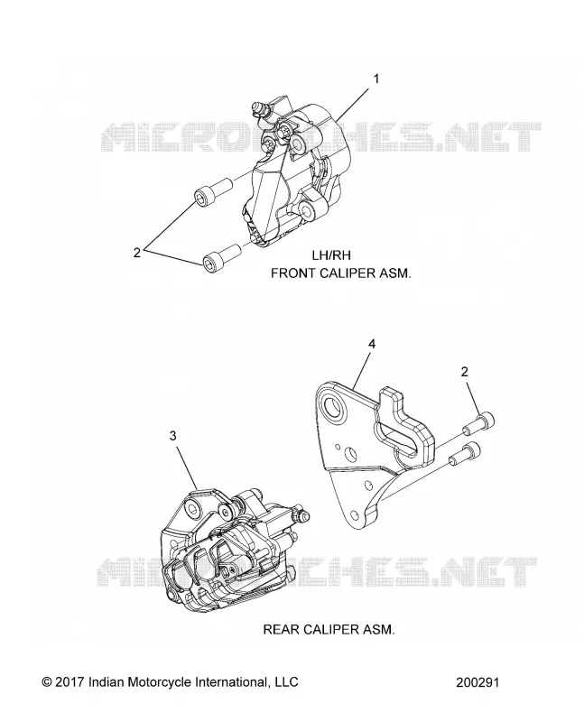 BRAKES, PINZA FRENO DELANTERA AND REAR