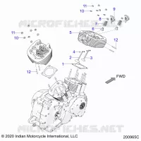 ENGINE, CULATA ASM.