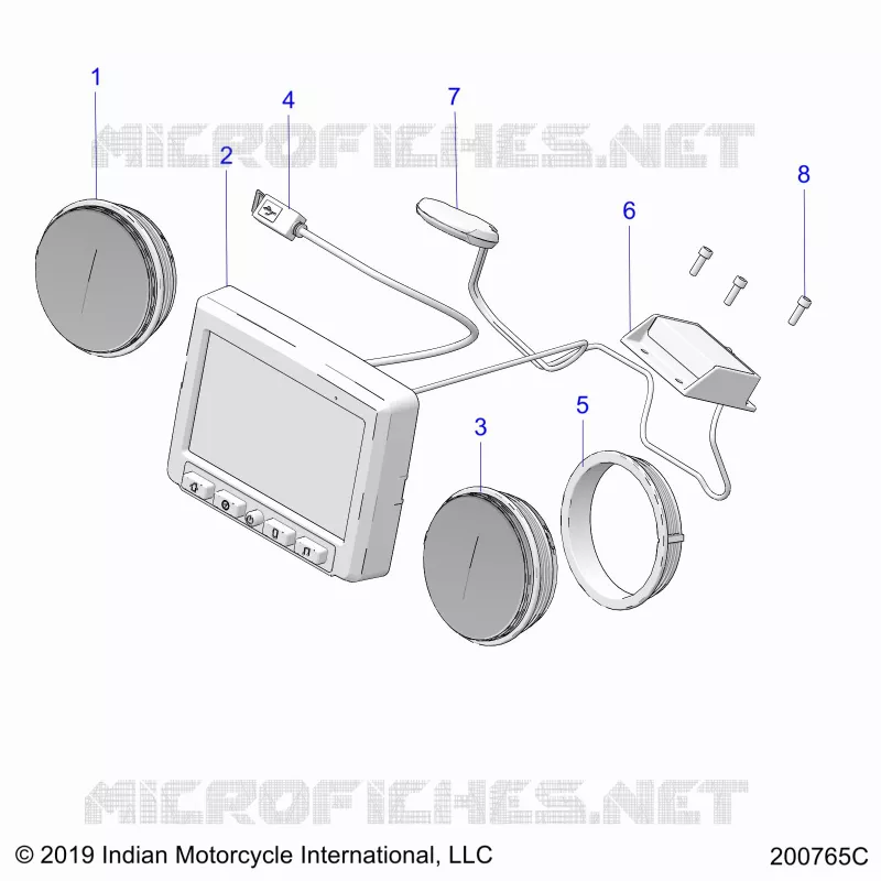 ELECTRICA, INSTRUMENT CLUSTER