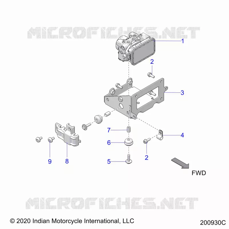 FRENOS, ABS MODULE ASM.