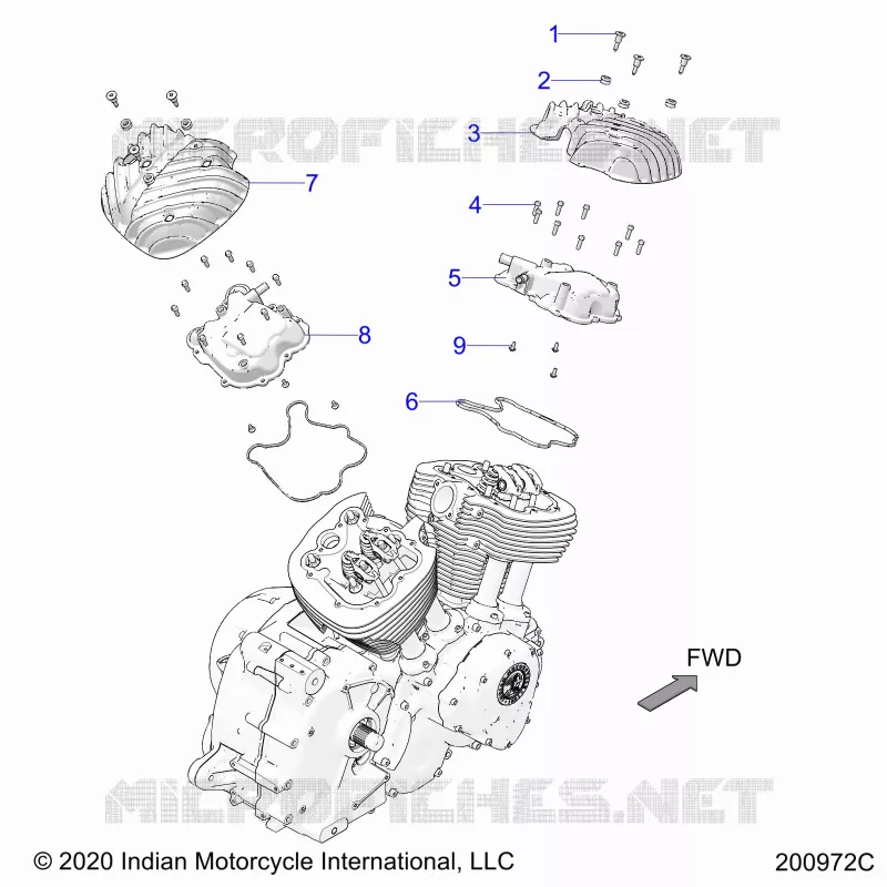 MOTOR, ROCKER COVERS