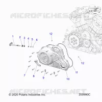 MOTOR, COVER ASM., PRIMARY DRIVE
