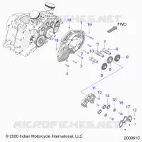 MOTOR, CAM SHAFTS AND GEARS