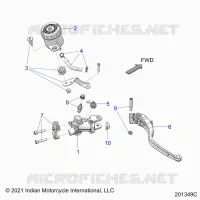 BRAKES, CILINDRO MAESTRO, FRONT