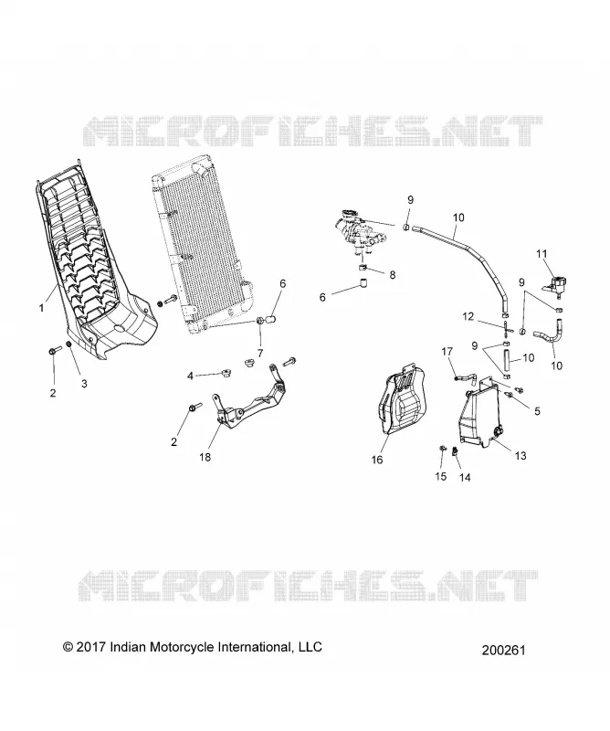 ENGINE, SISTEMA DE REFRIGERACION ASM. 2