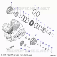 TREN, CLUTCH AND PRIMARY DRIVE