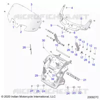 MERCADO ASM, WINDSHIELD MOUNT