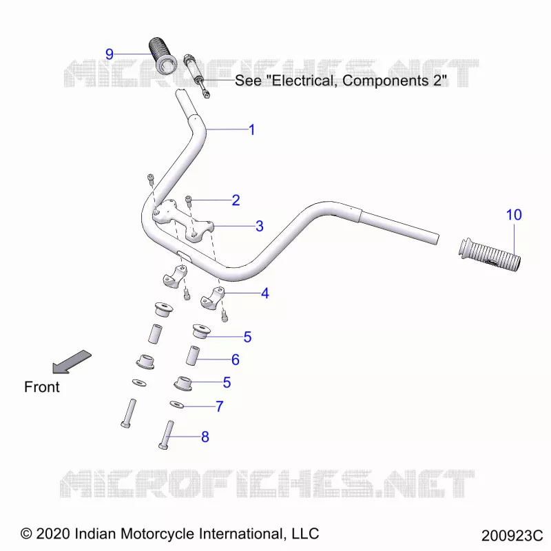 STEERING, SOPORTE DE MANILLAR AND GRIPS