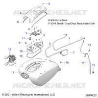 SISTEMA DE COMBUSTIBLE, FUEL TANK ASM.