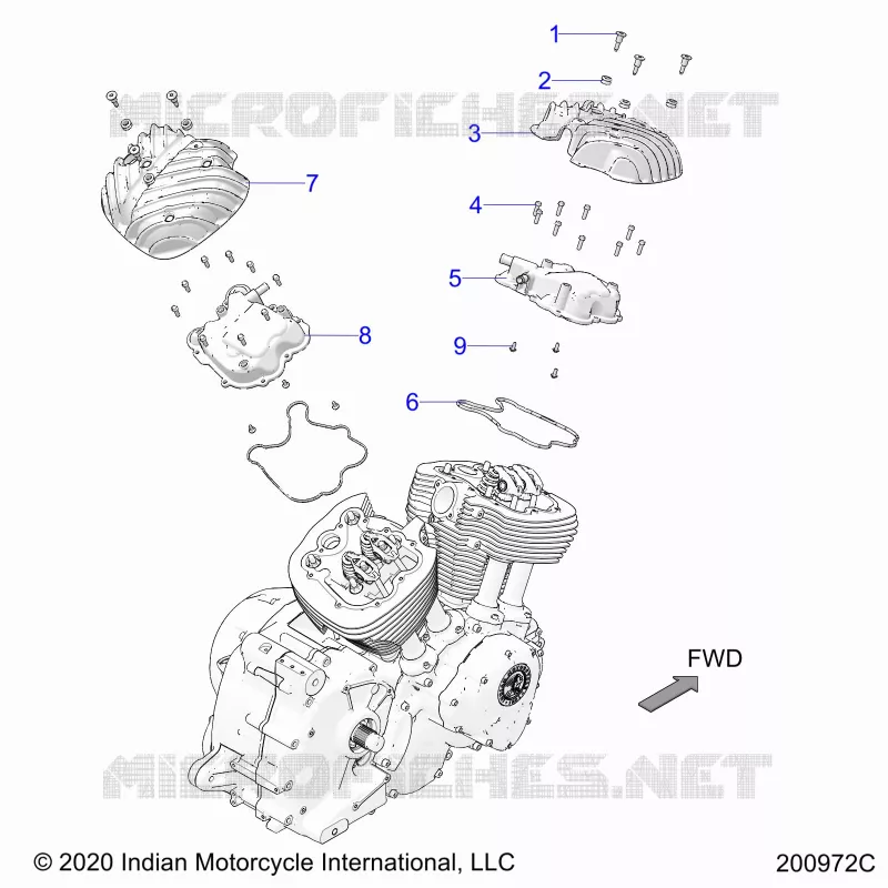 MOTOR, ROCKER COVERS