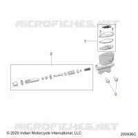 FRENO TRASERO, MASTER CYLINDER