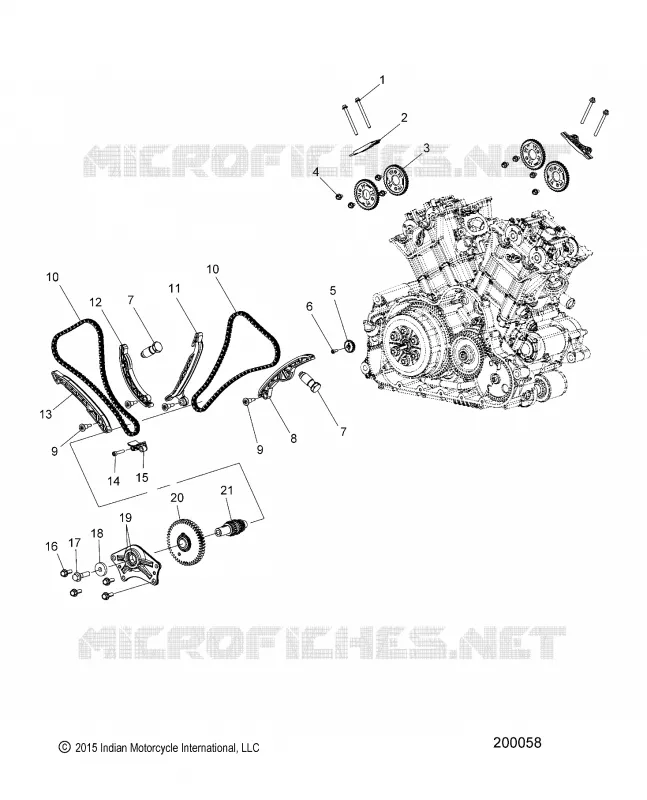 LA CADENA DE LEVAS AND SPROCKETS