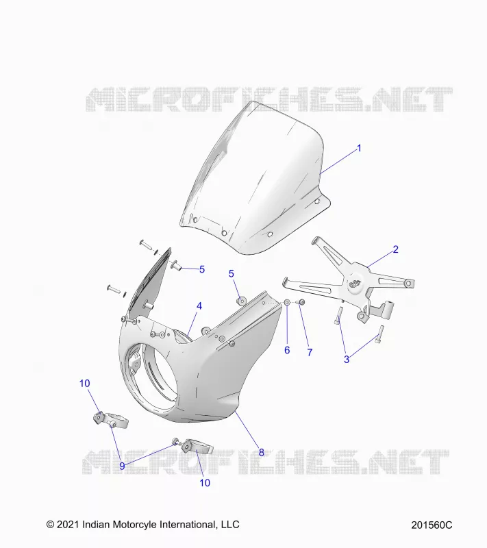 BODY, FRONT COWLING
