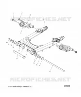 SUSPENSION TRASERA ASM., SWING ARM AND SHOCKS