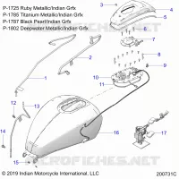 SISTEMA DE COMBUSTIBLE, FUEL TANK ASM.
