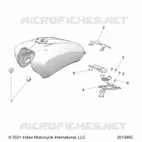 SISTEMA DE COMBUSTIBLE, FUEL TANK MOUNTING