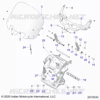 MERCADO ASM, WINDSHIELD MOUNT