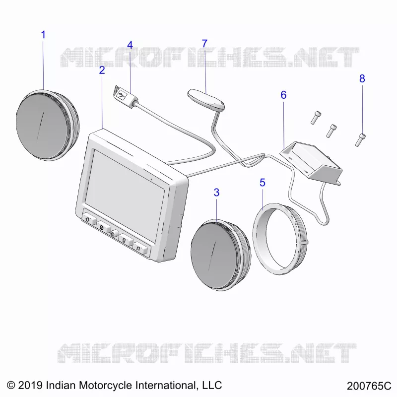 ELECTRICA, INSTRUMENT CLUSTER