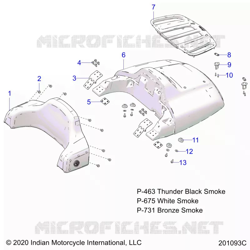 EL MALETERO LID AND BACKREST ASM.
