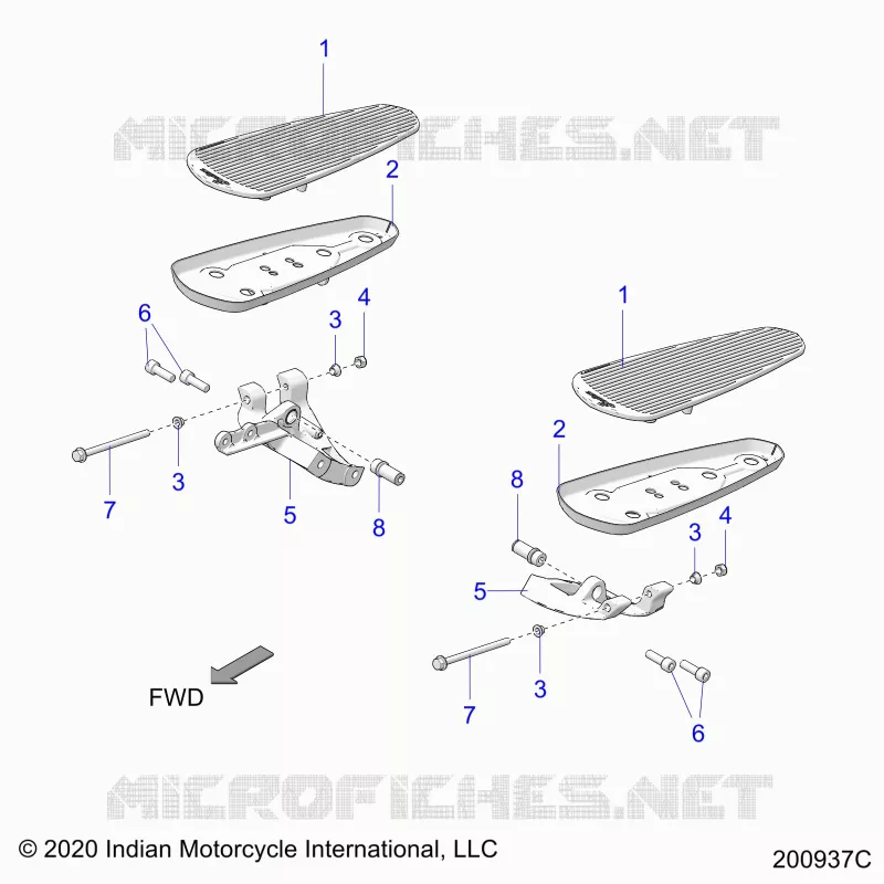 CHASIS, FLOORBOARD, DRIVER