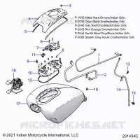 SISTEMA DE COMBUSTIBLE, FUEL TANK ASM.