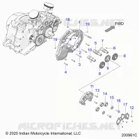 MOTOR, CAM SHAFTS AND GEARS