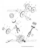 ENGINE, PISTON AND CIGUEÑAL
