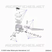 FRENO FRONTAL, LEVER AND MASTER CYLINDER