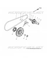 TREN, DRIVE SPROCKET, BELT AND GUARD