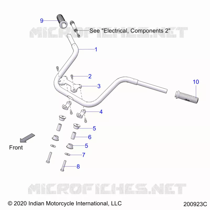 STEERING, SOPORTE DE MANILLAR AND GRIPS