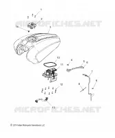 SISTEMA DE COMBUSTIBLE, FUEL TANK ASM.