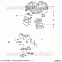 ENGINE, CUERPO DE MARIPOSA AND FUEL RAIL