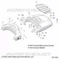 EL MALETERO LID AND BACKREST ASM.