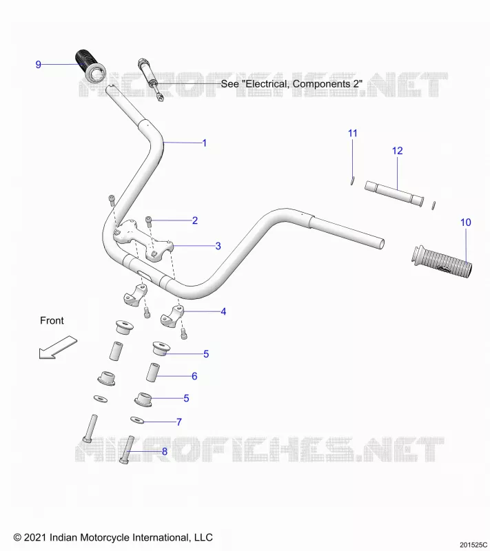 STEERING, SOPORTE DE MANILLAR AND GRIPS