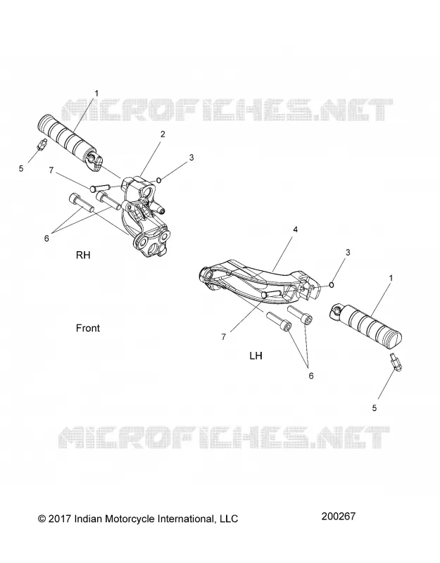 CHASIS, FOOTPEGS
